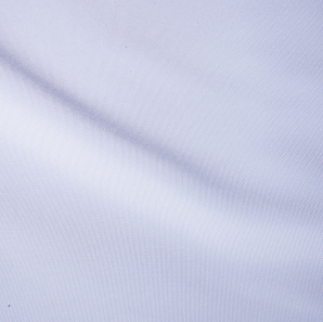Close up of a white polyester tablecloth.
